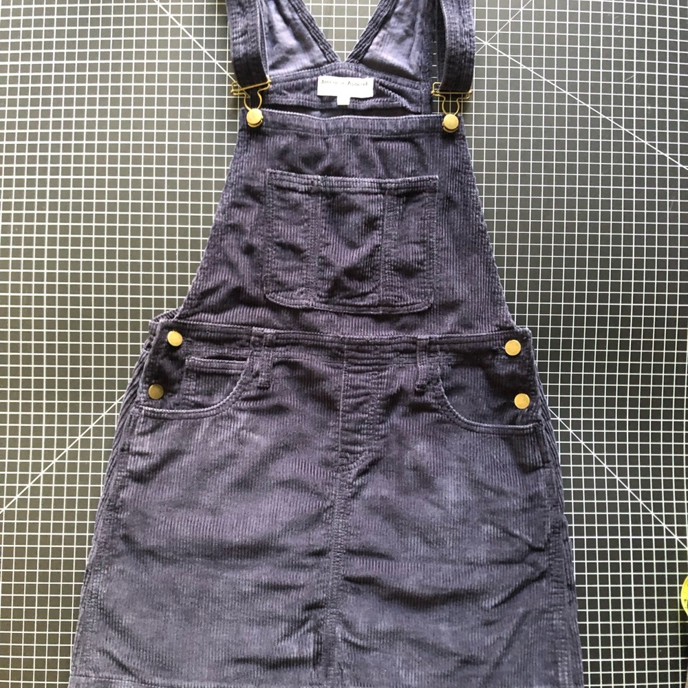 Corduroy Skirt Overall